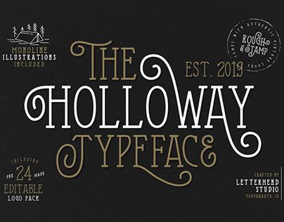 The Holloway Typeface + EXTRAS