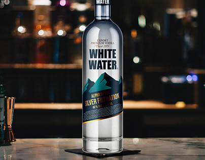 White Water Vodka / Packaging & Label Design