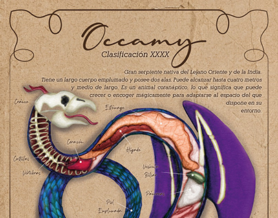 Occamy - Fantastic Beasts Fan Art