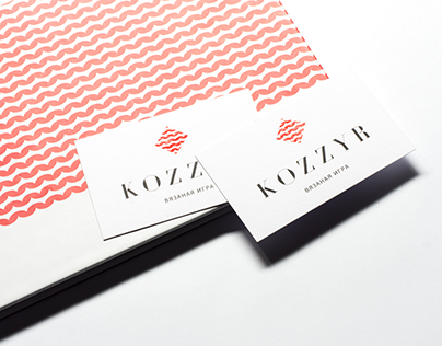 «KOZZYR» knitted fashion. Brand identity.