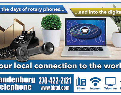 Brandenburg Telephone - "Past to the Future" Ad