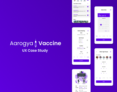 Aarogya Vaccine | UX Case Study