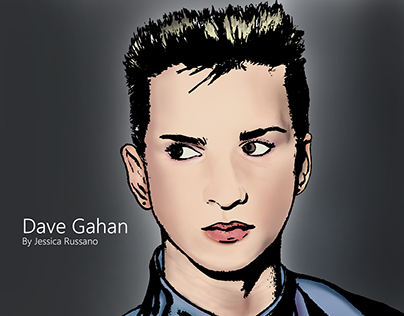 Digital Illustration ''Dave Gahan''