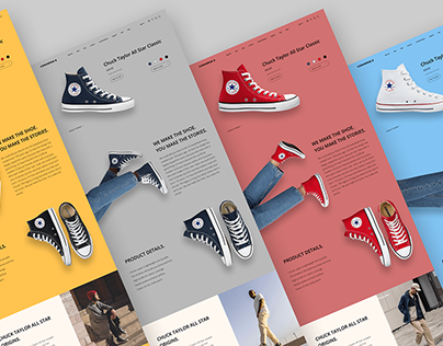 Converse Website Re-design Concept (Product Page)