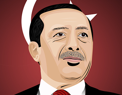 Recep Tayyip Erdogan Vector Art