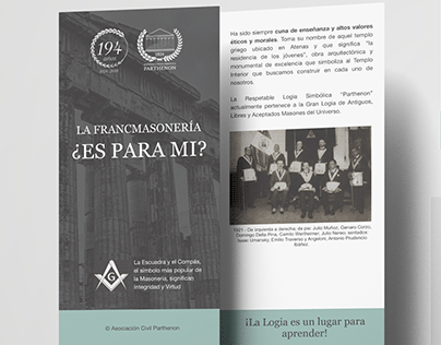Brochure Design: Parthenon Lodge