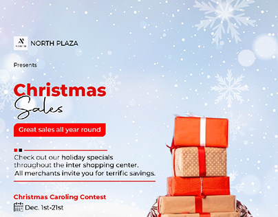 North Plaza Christmas Sales Flyer