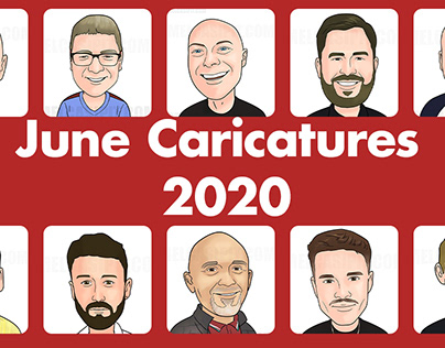 June Caricatures For Clients