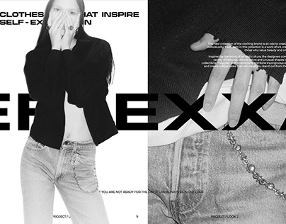EFLEXXA | identity for clothing brand