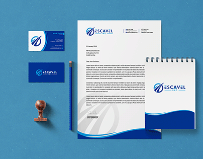 Stationery design, Business Card, Letterhead, Notepad.