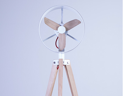 IUVO - Pedestal fan with OLED lighting