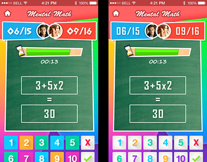 Mental Math mobile game