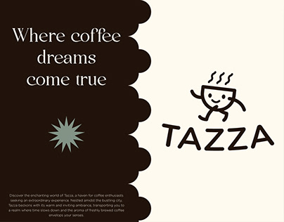 Tazza - Coffee Shop Logo & Branding