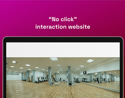 "No click" interaction website
