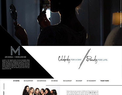 Makeup + Hair, Bridal Website, Branding