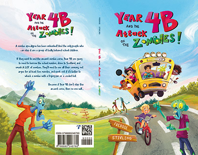BOOK COVER "Year 4B and the Attack of the Zombies"