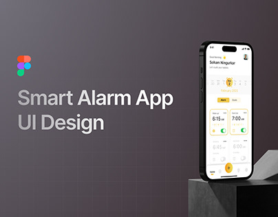 Smart Alarm App UI Design