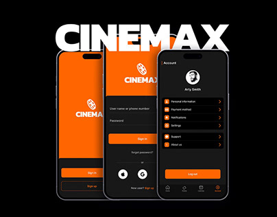 Cinemax App | Cinema Tickets Booking Application