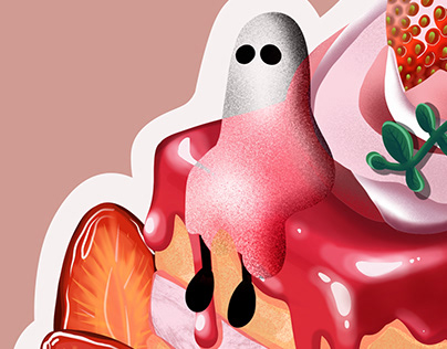 Sugar ghost illustration