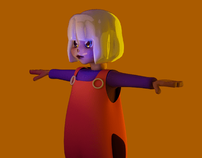 Project thumbnail - 3D Evil Girl Character " Modeling & Animation"