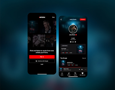 Imperia - Music Mobile Application