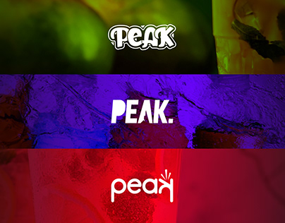 PEAK - Juice & Energy Drink Branding Concept