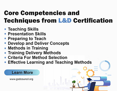 Core Competencies and Techniques from L&D Certification