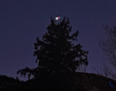 The Great Conjunction Atop The Mountain Christmas Tree