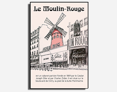 Le Moulin Rouge illustration