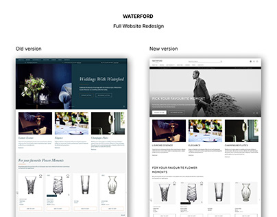 Waterford brand Full Website Redesign