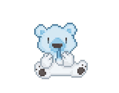 Animated ice bear