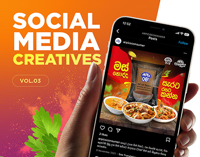 Social Media Creatives Vol.3 | Arpico Consumer Brands