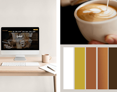 Webdesign for a Café, Bar & Restaurant in Hungary