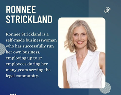 Ronnee Strickland is an experienced Business woman