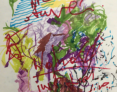 Work flow, inspired by Basquiat