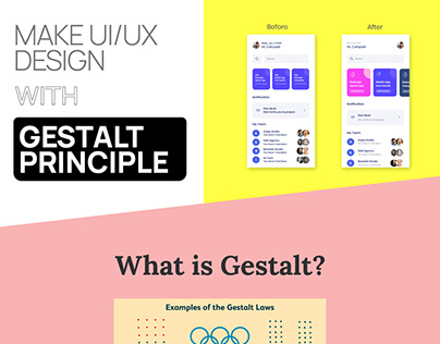 Make UI/UX with Gestalt Principle