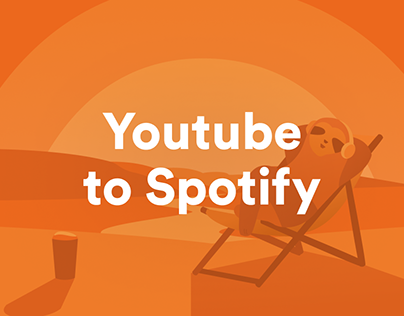 Youtube to Spotify - landing page