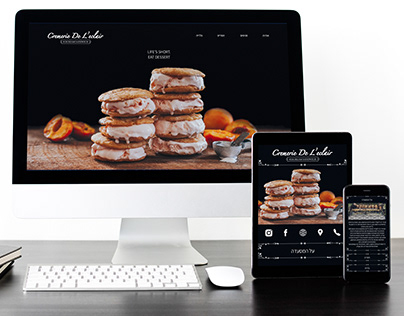 Web & Mobile Design - Ice Cream shop