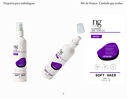 Rótulo de embalagem para NG de France