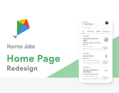 Redesign | Kormo Jobs App