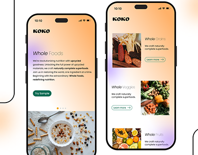 KOKO - A Whole Food E-commerce app