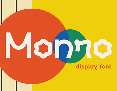 Monro - Quirky Display Typeface