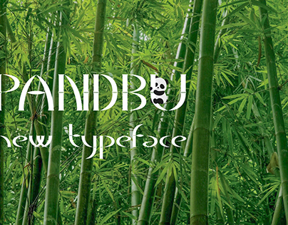 Pandbu modular typeface