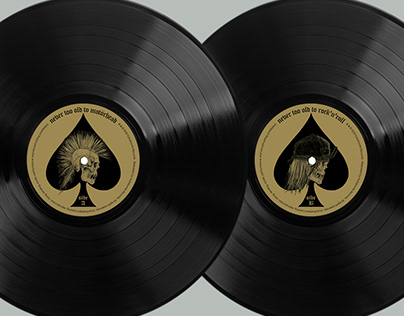 Motörhead Tribute Vinyl 12'' center labels