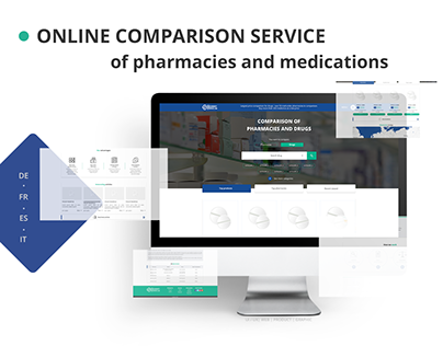Online comparison service of pharmacies and medications