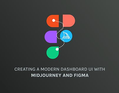 Modern Dashboard UI with Midjourney and Figma
