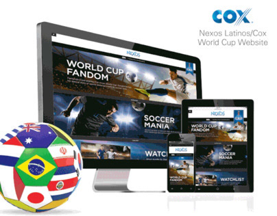 Cox x Nexos Latinos World Cup Website