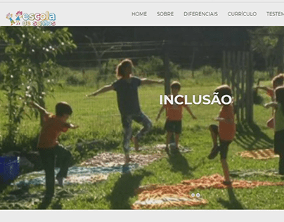[CASE FANTASMA] Website Escola de Sonhos