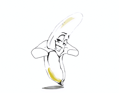 Naughty banana, funny