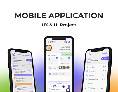Project thumbnail - Ed Tech mobile application | UX & UI design project